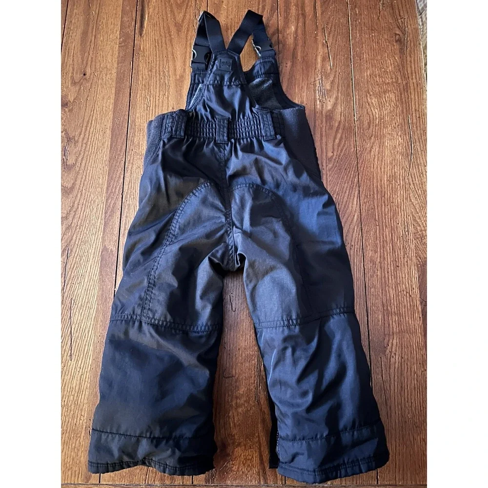 Baby Gap Primaloft Bib Snow Ski Suit Pants Black Size 2T Winter Toddler